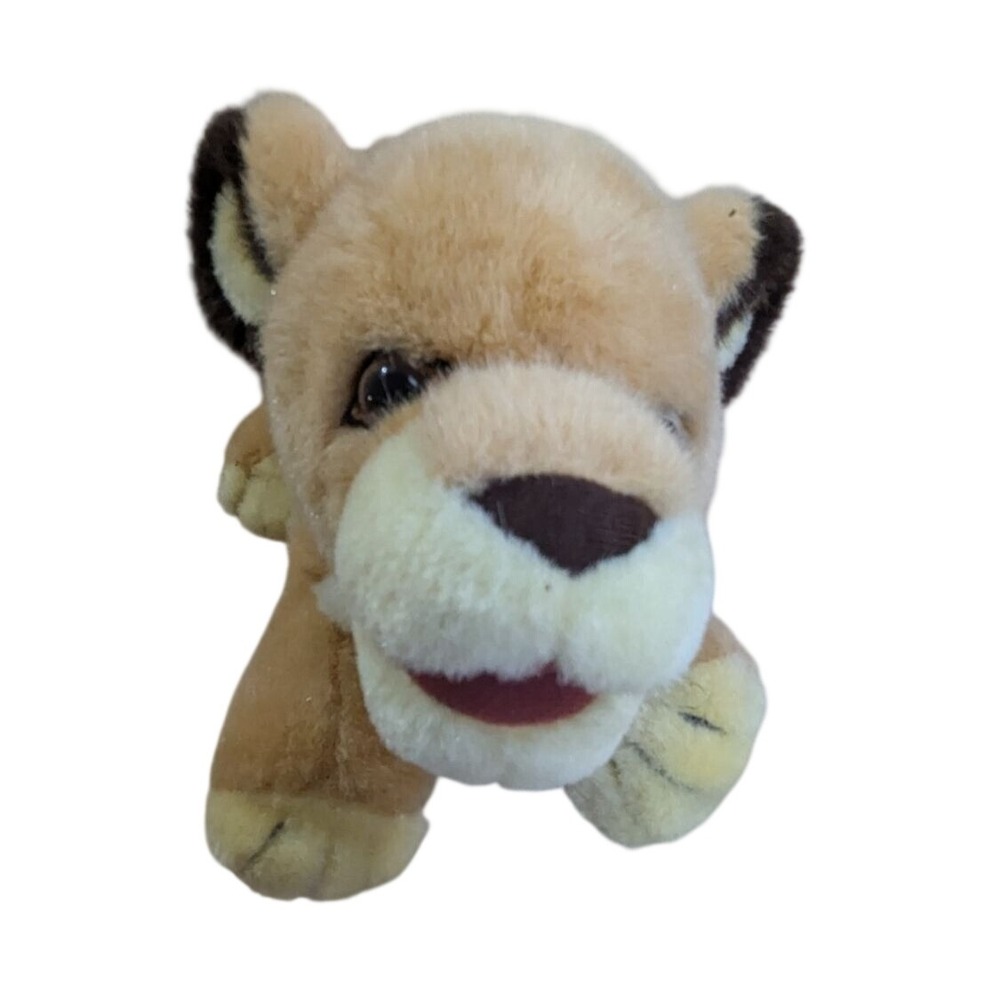 vintage Lemonwood Asia‎ Stuffed animal Lion Cub Plush Toy 10"